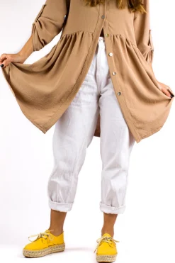 Abarca Shoes Alpargatas Con Cordones^Blucher Terra Amarillo