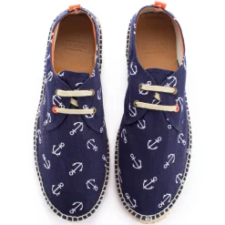 Abarca Shoes Alpargatas Blucher^Blucher Terra Anclas Marino