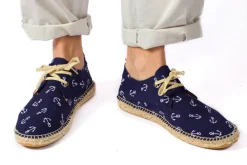 Abarca Shoes Alpargatas Blucher^Blucher Terra Anclas Marino