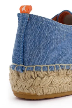 Abarca Shoes Alpargatas Con Cordones^Blucher Terra Azul