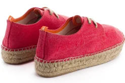 Abarca Shoes Alpargatas Con Cordones^Blucher Terra Bermellon
