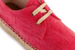 Abarca Shoes Alpargatas Con Cordones^Blucher Terra Bermellon