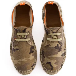 Abarca Shoes Alpargatas De Verano^Blucher Terra Camuflaje Camel