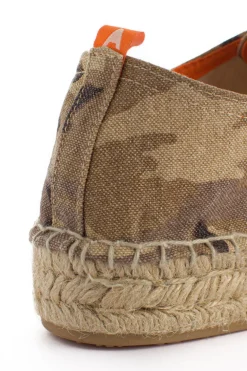 Abarca Shoes Alpargatas De Verano^Blucher Terra Camuflaje Camel