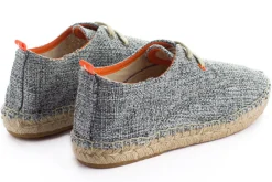 Abarca Shoes Alpargatas Con Cordones^Blucher Terra Casa Blanca Negro