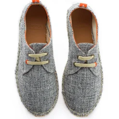 Abarca Shoes Alpargatas Con Cordones^Blucher Terra Casa Blanca Negro