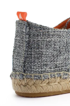 Abarca Shoes Alpargatas Con Cordones^Blucher Terra Casa Blanca Negro