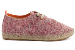 Abarca Shoes Alpargatas Con Cordones^Blucher Terra Casa Blanca Rojo