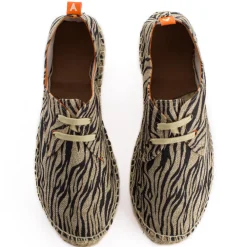 Abarca Shoes Alpargatas Con Cordones^Blucher Terra Cebra