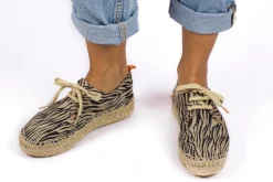 Abarca Shoes Alpargatas Con Cordones^Blucher Terra Cebra