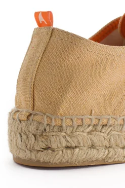 Abarca Shoes Alpargatas Con Cordones^Blucher Terra Crema