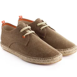 Abarca Shoes Alpargatas Con Cordones^Blucher Terra Cuero