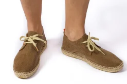 Abarca Shoes Alpargatas Con Cordones^Blucher Terra Cuero