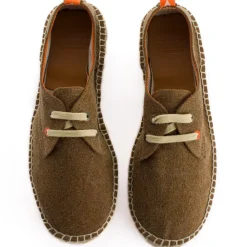 Abarca Shoes Alpargatas Con Cordones^Blucher Terra Cuero