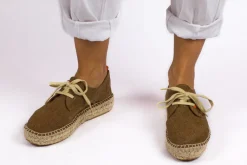 Abarca Shoes Alpargatas Con Cordones^Blucher Terra Cuero