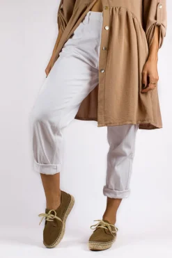 Abarca Shoes Alpargatas Con Cordones^Blucher Terra Cuero