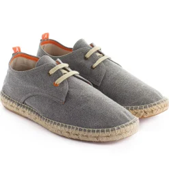 Abarca Shoes Alpargatas Con Cordones^Blucher Terra Gris