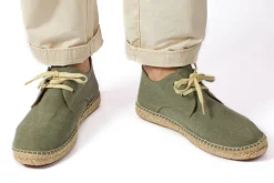 Abarca Shoes Alpargatas Yute^Blucher Terra Kaki