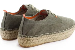 Abarca Shoes Alpargatas Con Cordones^Blucher Terra Kaki