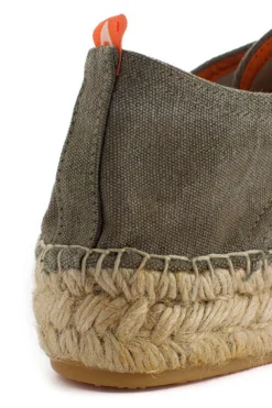 Abarca Shoes Alpargatas Con Cordones^Blucher Terra Kaki