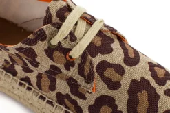 Abarca Shoes Alpargatas Con Cordones^Blucher Terra Leopardo