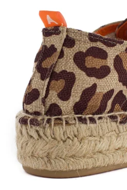 Abarca Shoes Alpargatas De Verano^Blucher Terra Leopardo