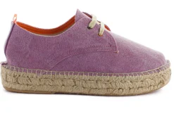 Abarca Shoes Alpargatas Con Cordones^Blucher Terra Lila