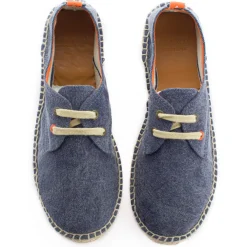 Abarca Shoes Alpargatas Con Cordones^Blucher Terra Marino