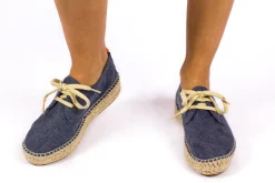 Abarca Shoes Alpargatas Con Cordones^Blucher Terra Marino