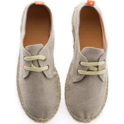 Abarca Shoes Alpargatas Con Cordones^Blucher Terra Panna