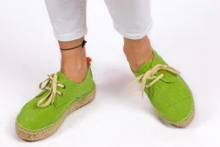 Abarca Shoes Alpargatas De Verano^Blucher Terra Pistacho