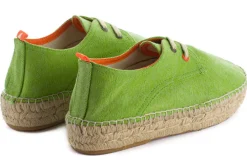 Abarca Shoes Alpargatas Con Cordones^Blucher Terra Pistacho
