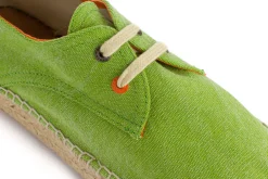 Abarca Shoes Alpargatas Con Cordones^Blucher Terra Pistacho