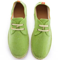 Abarca Shoes Alpargatas Con Cordones^Blucher Terra Pistacho