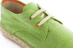 Abarca Shoes Alpargatas Con Cordones^Blucher Terra Pistacho