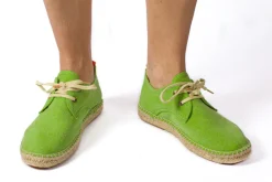 Abarca Shoes Alpargatas Blucher^Blucher Terra Pistacho