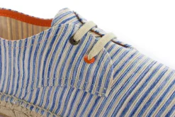 Abarca Shoes Alpargatas Blucher^Blucher Terra Rayas Azules