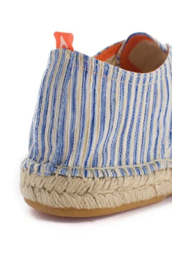 Abarca Shoes Alpargatas Blucher^Blucher Terra Rayas Azules