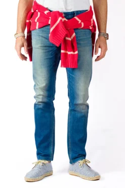 Abarca Shoes Alpargatas Blucher^Blucher Terra Rayas Azules