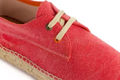 Abarca Shoes Alpargatas Con Cordones^Blucher Terra Rojo