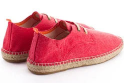 Abarca Shoes Alpargatas Con Cordones^Blucher Terra Rojo
