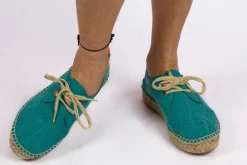 Abarca Shoes Alpargatas Con Cordones^Blucher Terra Verde