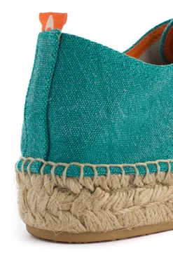 Abarca Shoes Alpargatas Con Cordones^Blucher Terra Verde