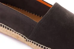 Abarca Shoes Alpargatas Camping^Camping Piel Antracita