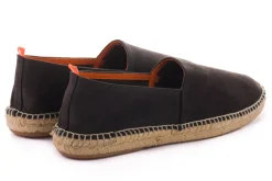 Abarca Shoes Alpargatas Camping^Camping Piel Antracita