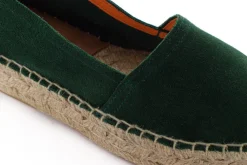 Abarca Shoes Alpargatas Yute^Camping Piel Esmeralda