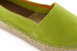 Abarca Shoes Alpargatas De Verano^Camping Piel Pistacho