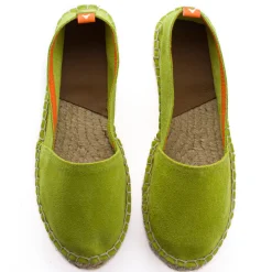 Abarca Shoes Alpargatas Yute^Camping Piel Pistacho