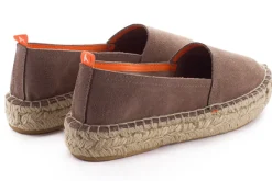 Abarca Shoes Alpargatas Yute^Camping Piel Topo 17