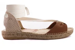 Abarca Shoes Alpargatas De Verano^Menorquinas Cinta Nobuck Brandy